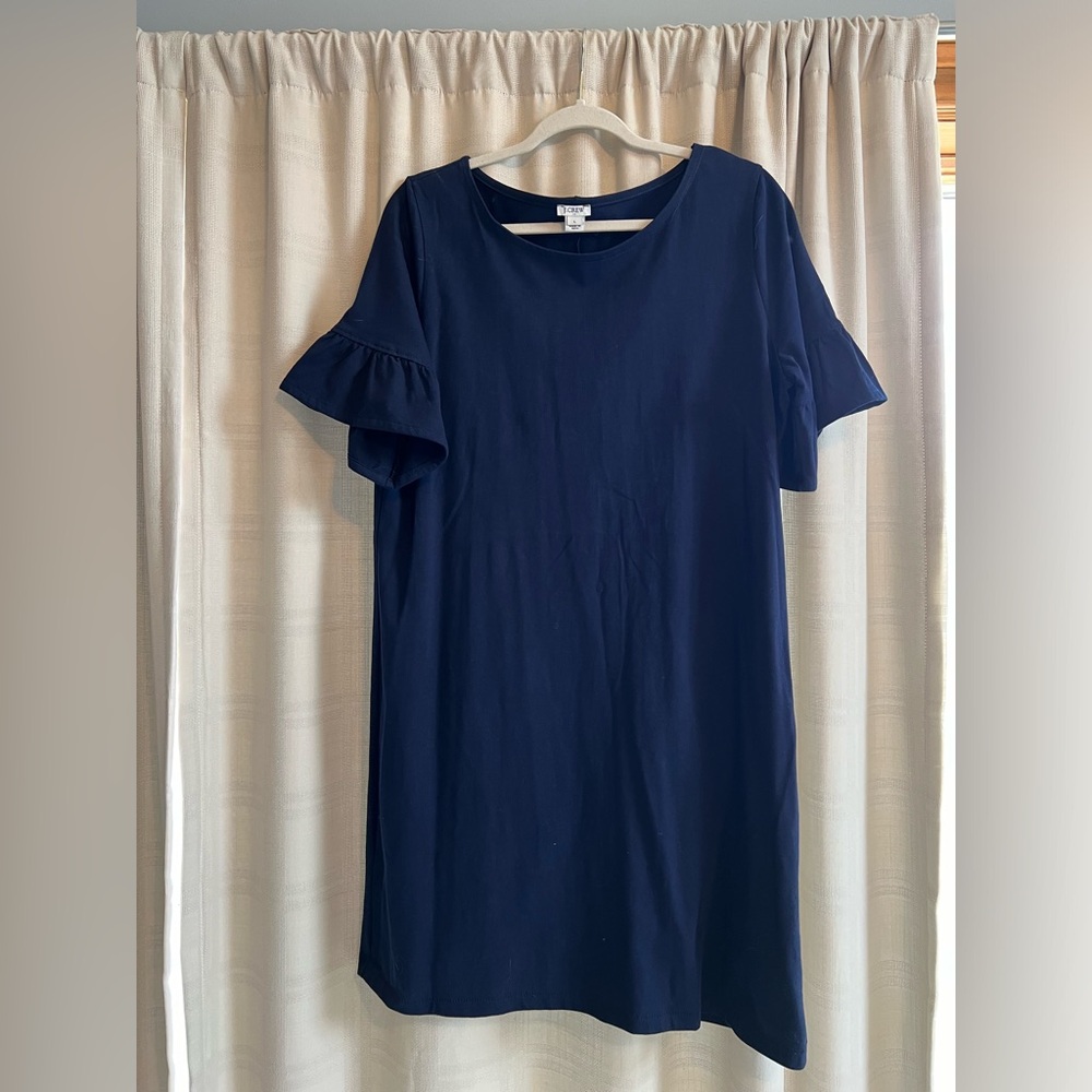 JCrew Shift Dress Navy, L